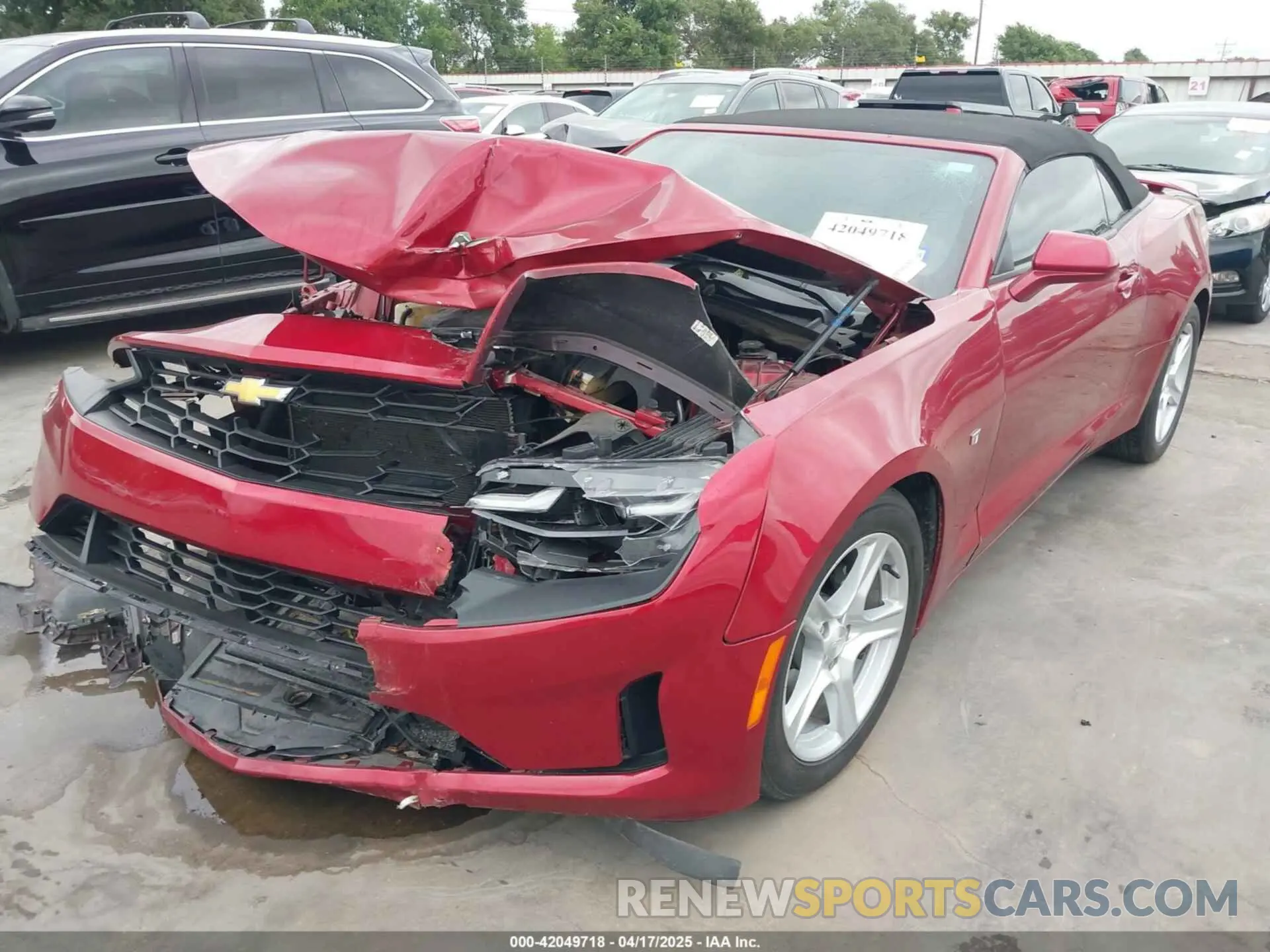 2 Photograph of a damaged car 1G1FB3DS1P0106557 CHEVROLET CAMARO 2023