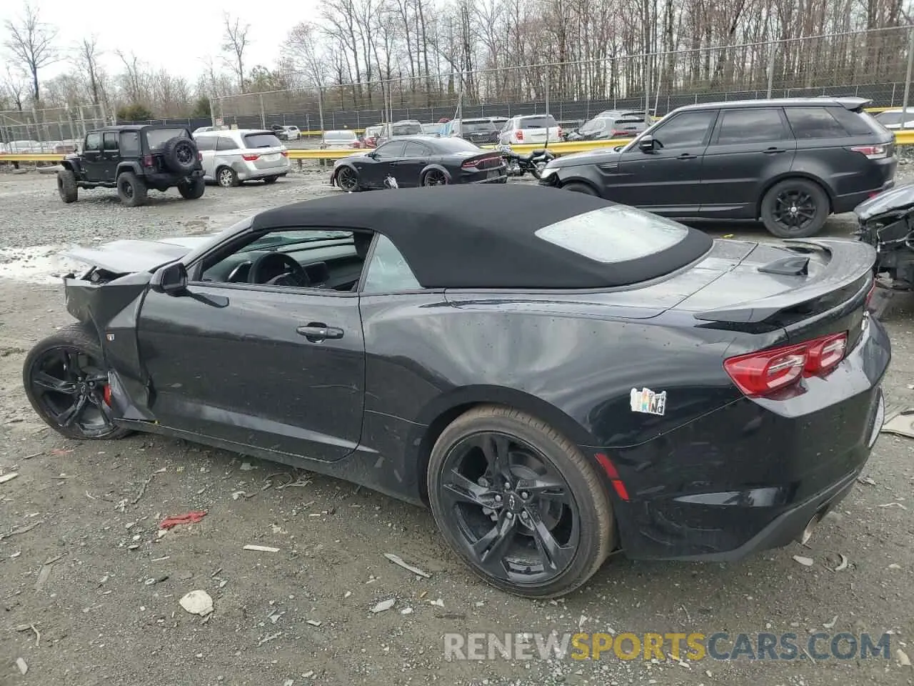 2 Photograph of a damaged car 1G1FB3DS1P0113993 CHEVROLET CAMARO 2023
