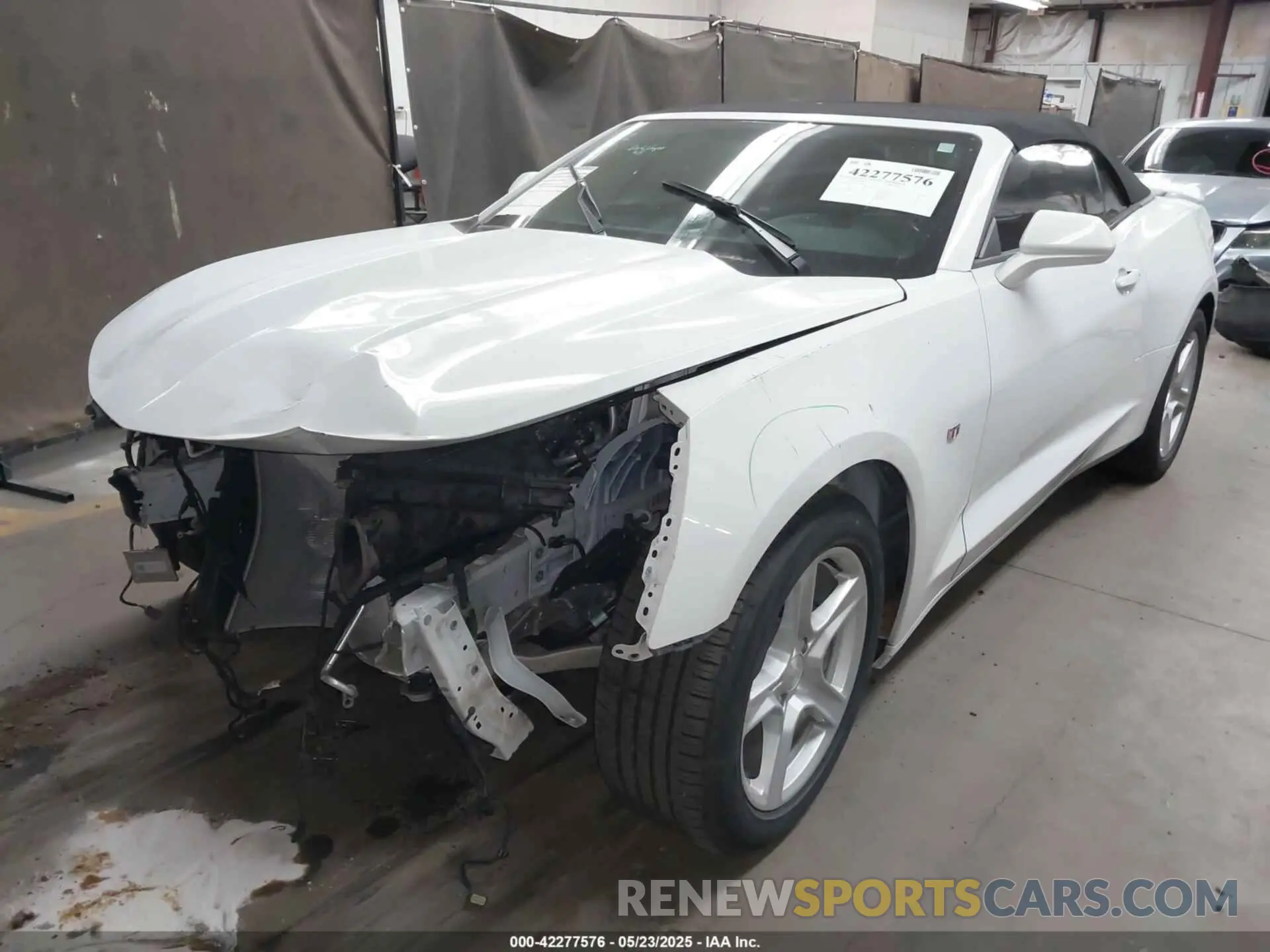 2 Photograph of a damaged car 1G1FB3DS6P0126500 CHEVROLET CAMARO 2023