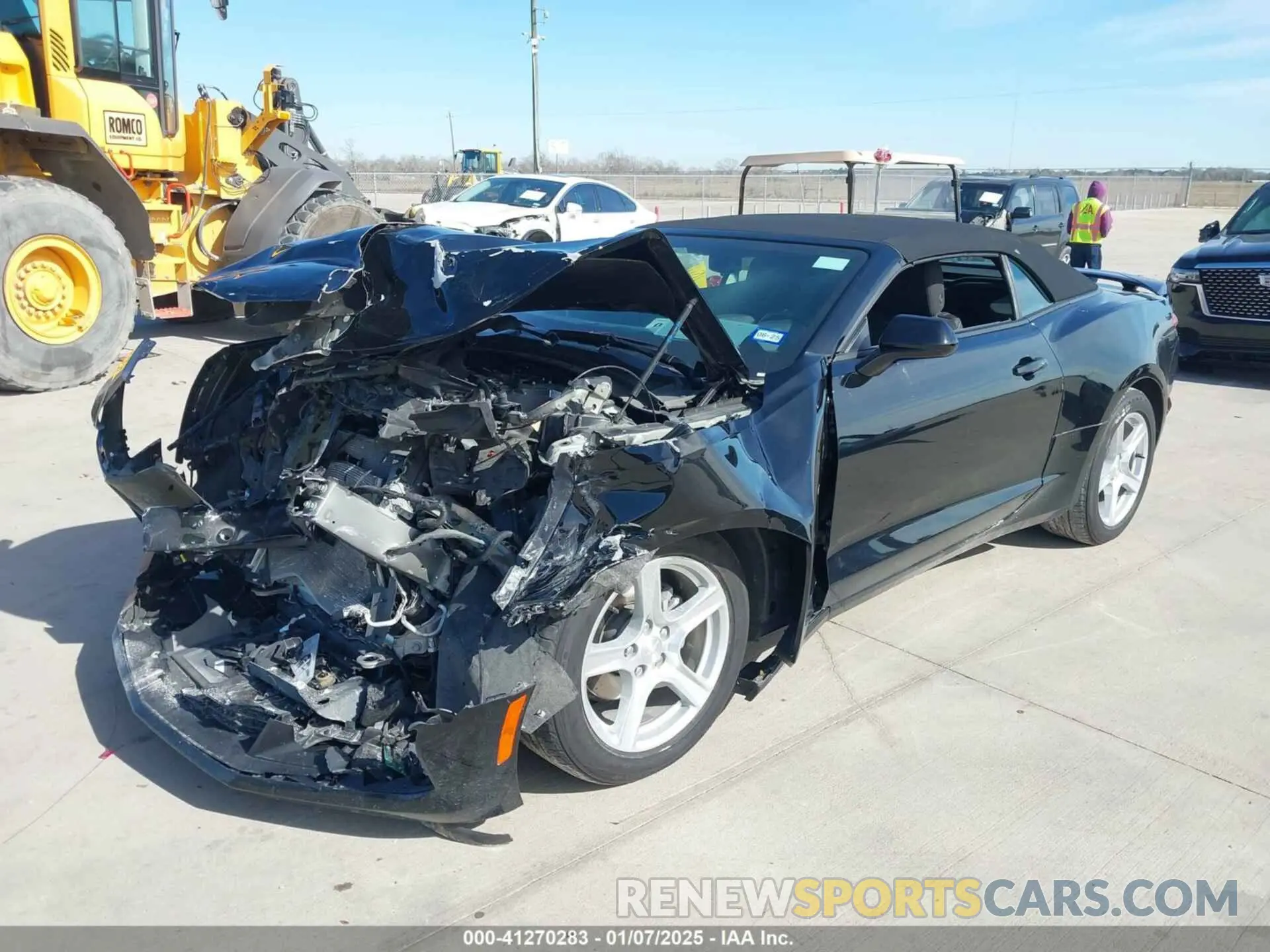 2 Photograph of a damaged car 1G1FB3DX0P0155941 CHEVROLET CAMARO 2023
