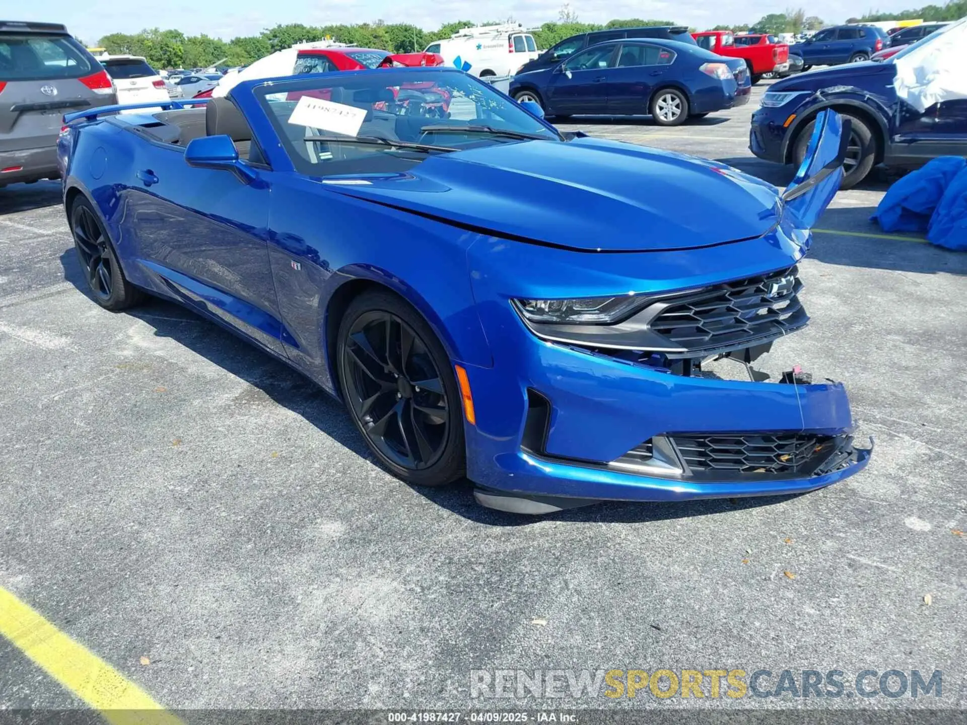 1 Photograph of a damaged car 1G1FB3DX2P0151325 CHEVROLET CAMARO 2023