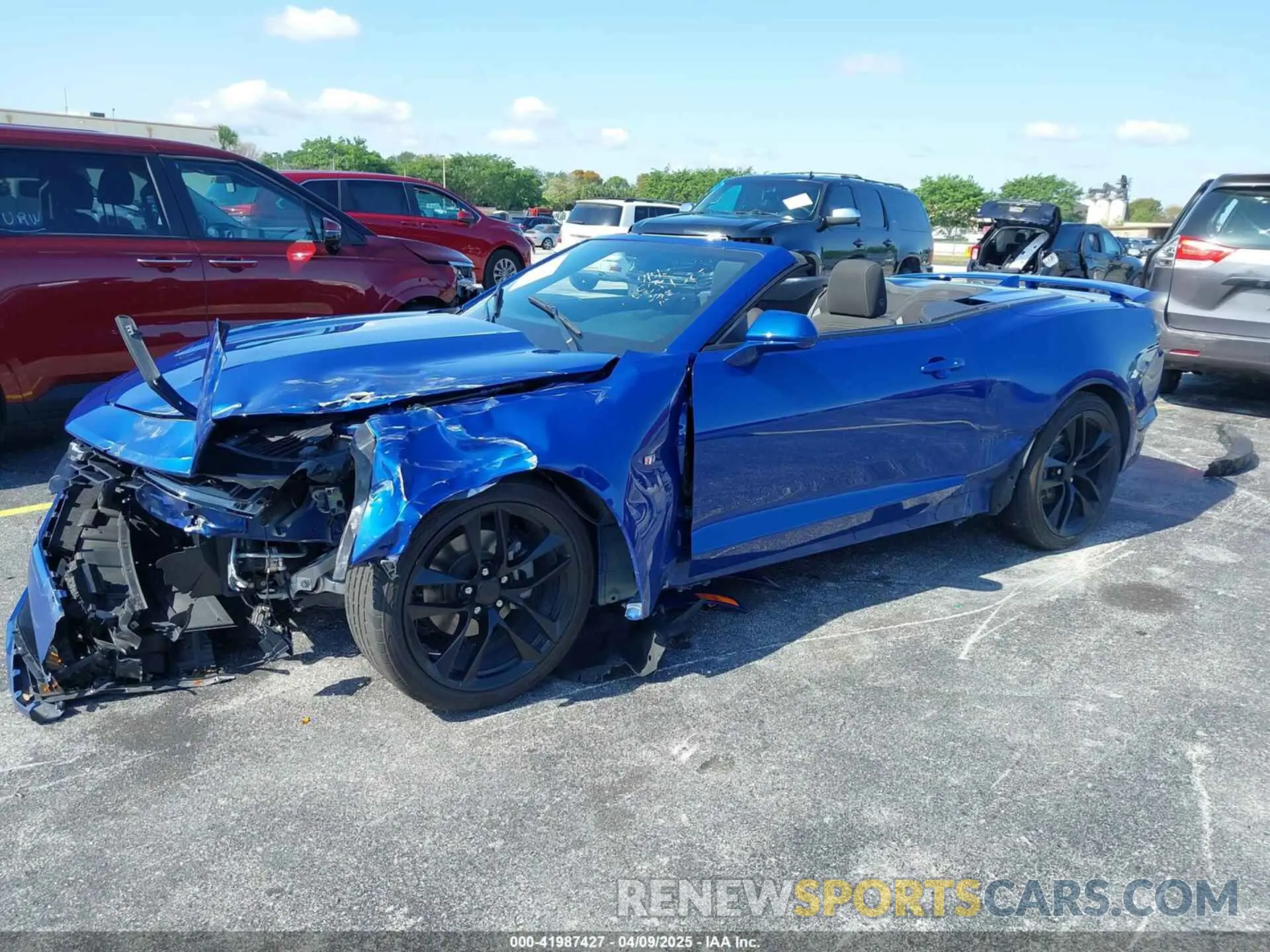 2 Photograph of a damaged car 1G1FB3DX2P0151325 CHEVROLET CAMARO 2023