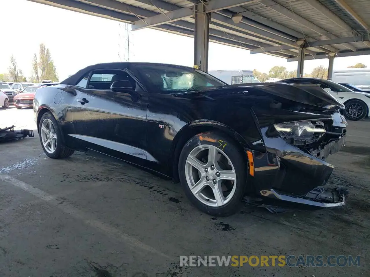 4 Photograph of a damaged car 1G1FB3DX4P0139659 CHEVROLET CAMARO 2023