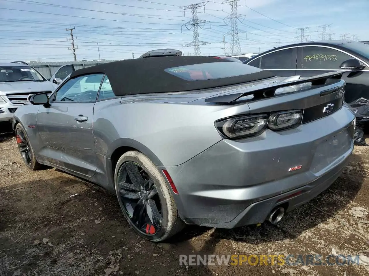 2 Photograph of a damaged car 1G1FD3DS0P0140337 CHEVROLET CAMARO 2023