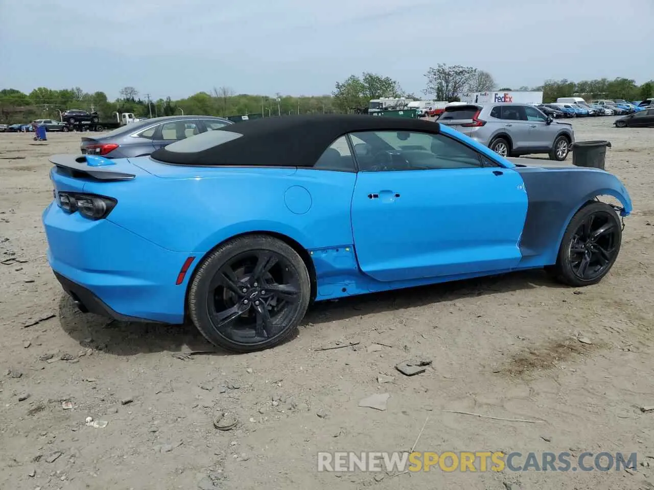3 Photograph of a damaged car 1G1FD3DS1P0102325 CHEVROLET CAMARO 2023