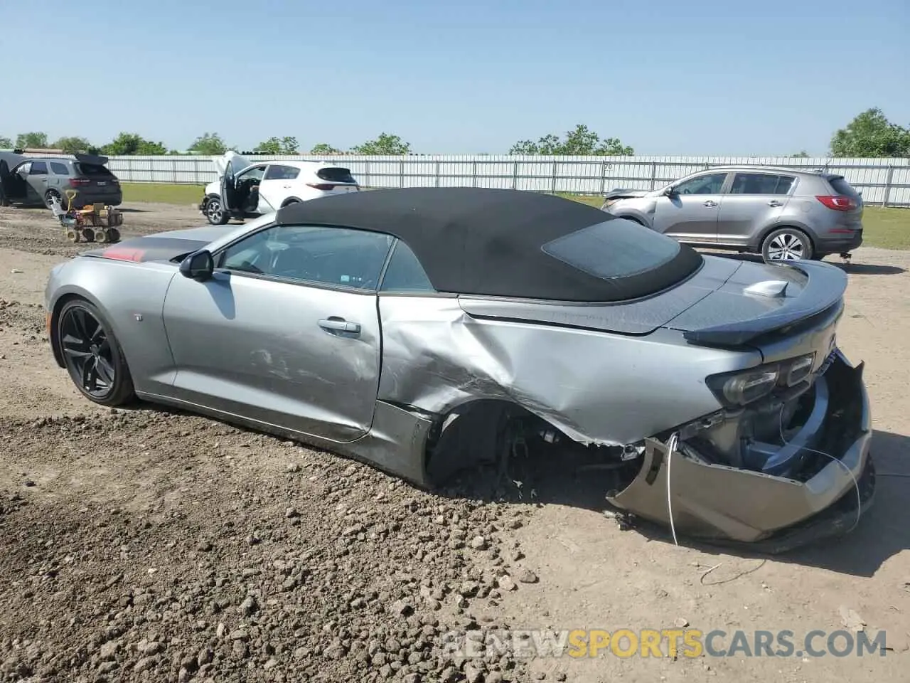 2 Photograph of a damaged car 1G1FD3DS4P0133438 CHEVROLET CAMARO 2023