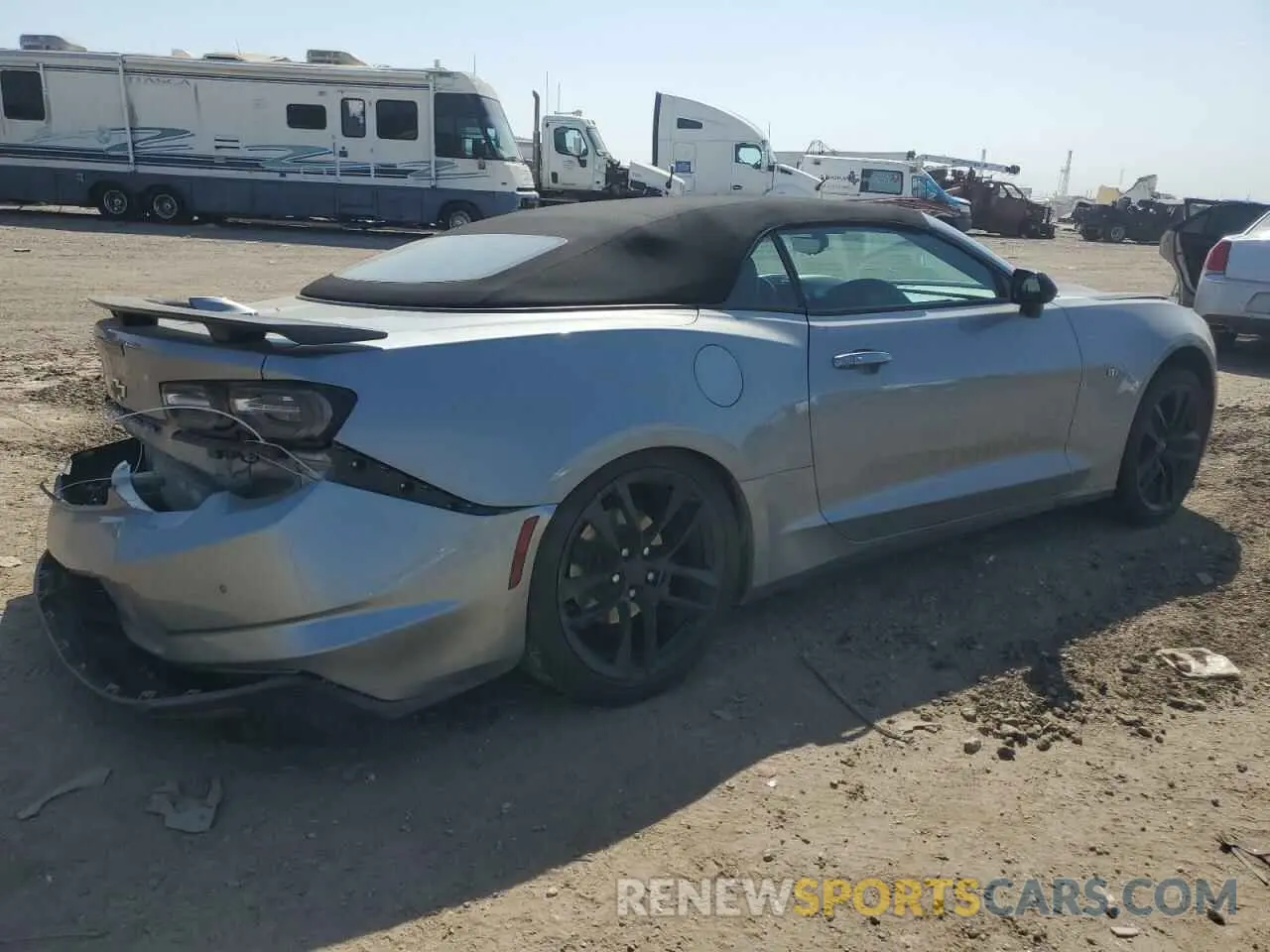 3 Photograph of a damaged car 1G1FD3DS4P0133438 CHEVROLET CAMARO 2023