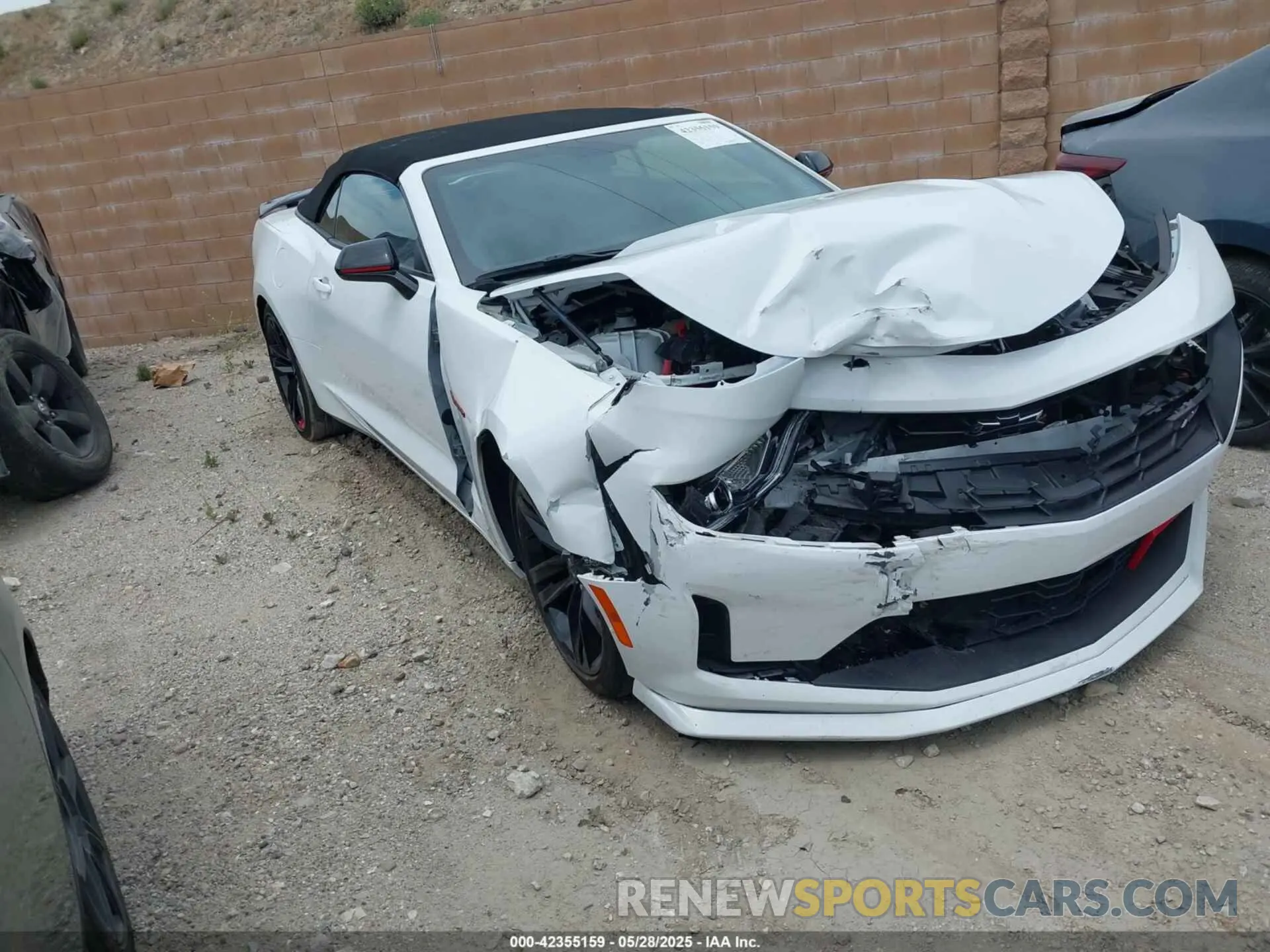 1 Photograph of a damaged car 1G1FD3DSXP0111296 CHEVROLET CAMARO 2023
