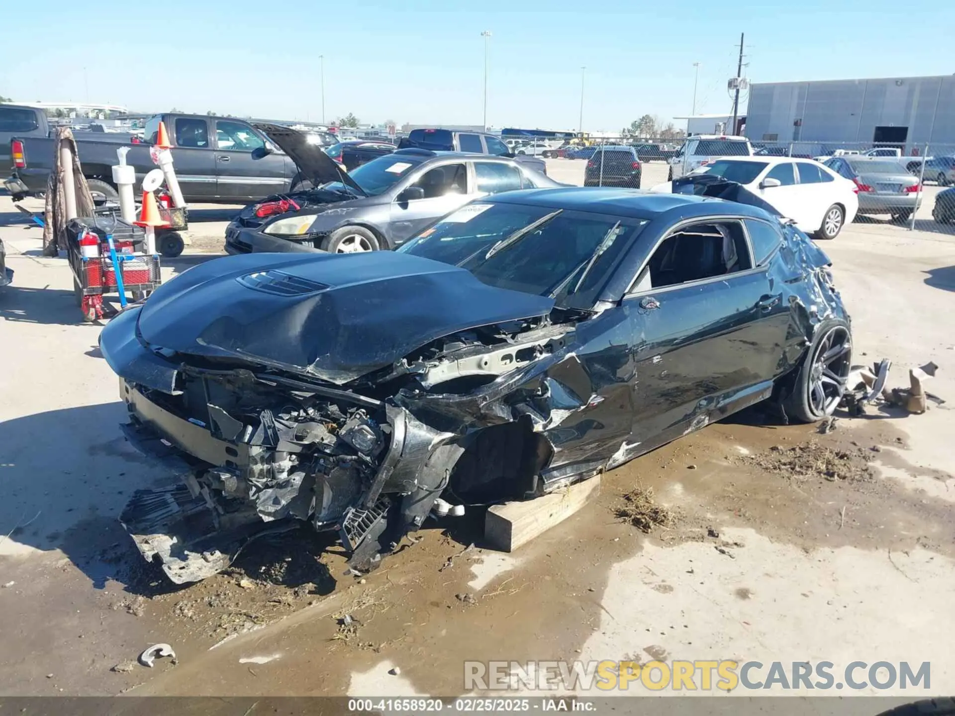 2 Photograph of a damaged car 1G1FE1R72P0110276 CHEVROLET CAMARO 2023
