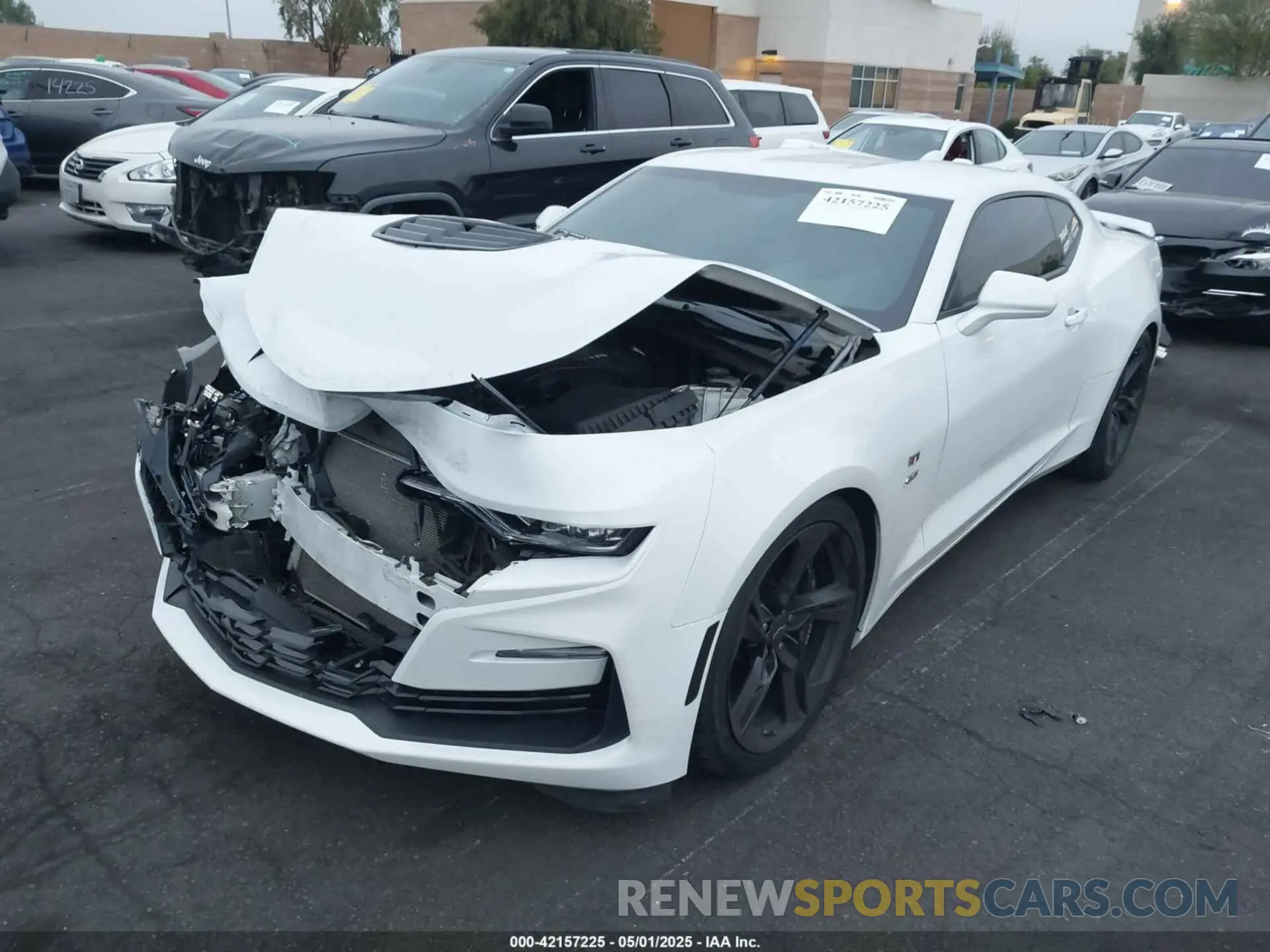 2 Photograph of a damaged car 1G1FE1R76P0159531 CHEVROLET CAMARO 2023