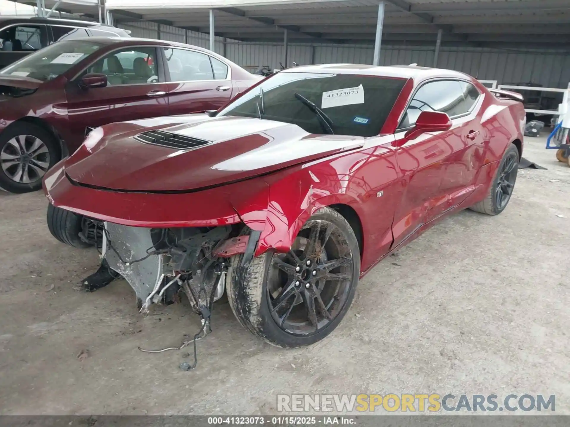 2 Photograph of a damaged car 1G1FE1R7XP0154607 CHEVROLET CAMARO 2023