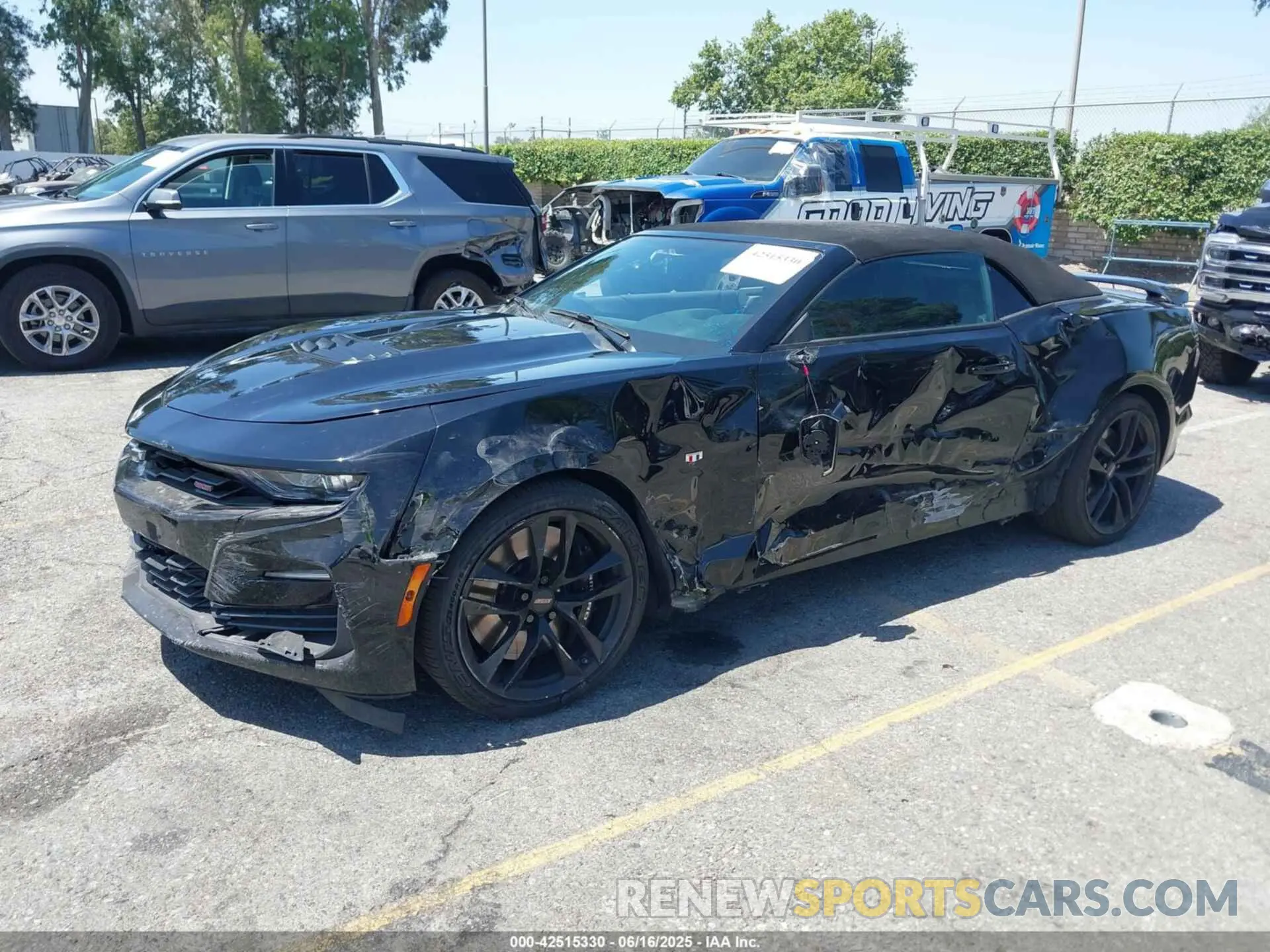 2 Photograph of a damaged car 1G1FF3D79P0135935 CHEVROLET CAMARO 2023