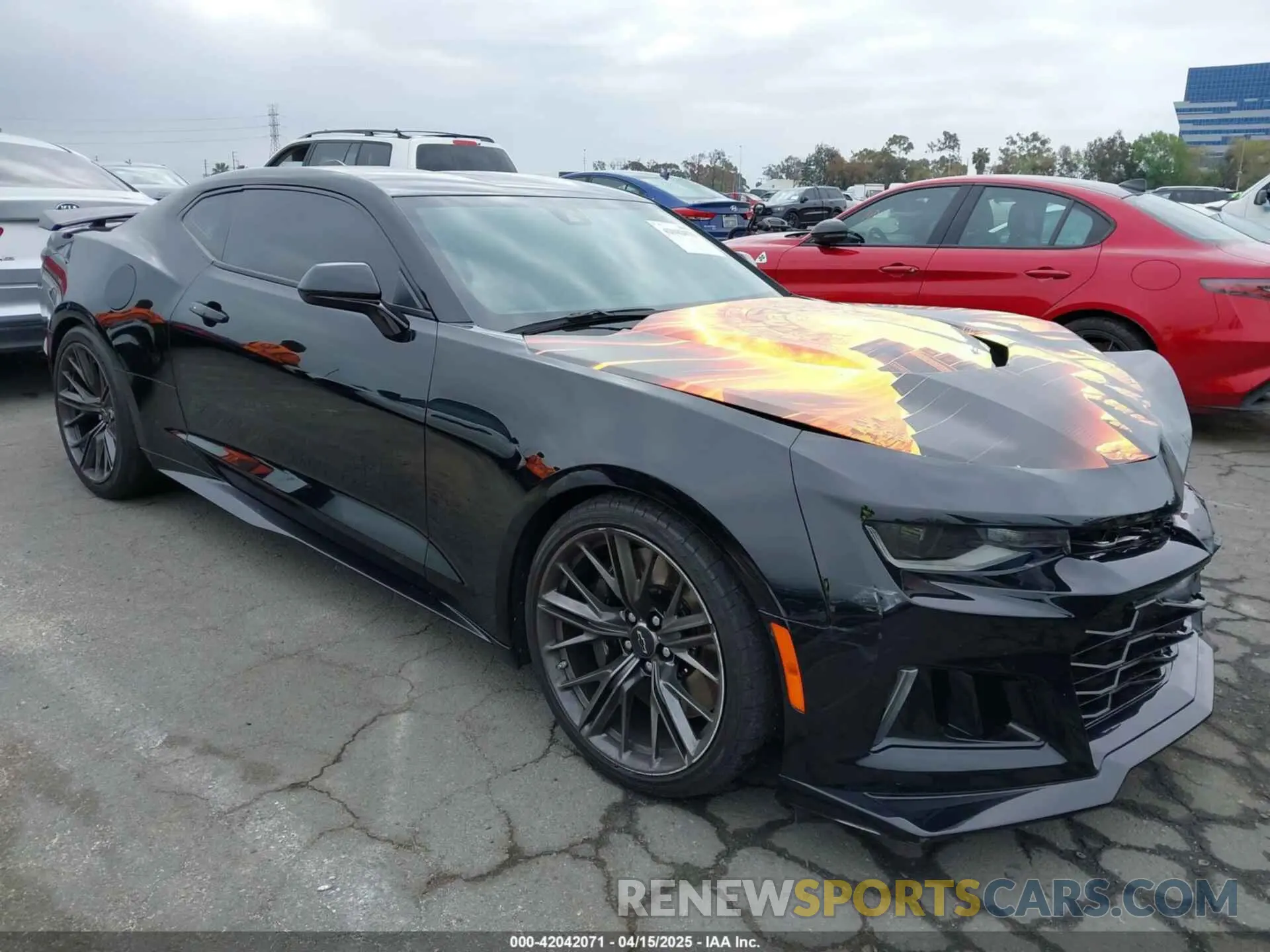 1 Photograph of a damaged car 1G1FJ1R6XP0155100 CHEVROLET CAMARO 2023