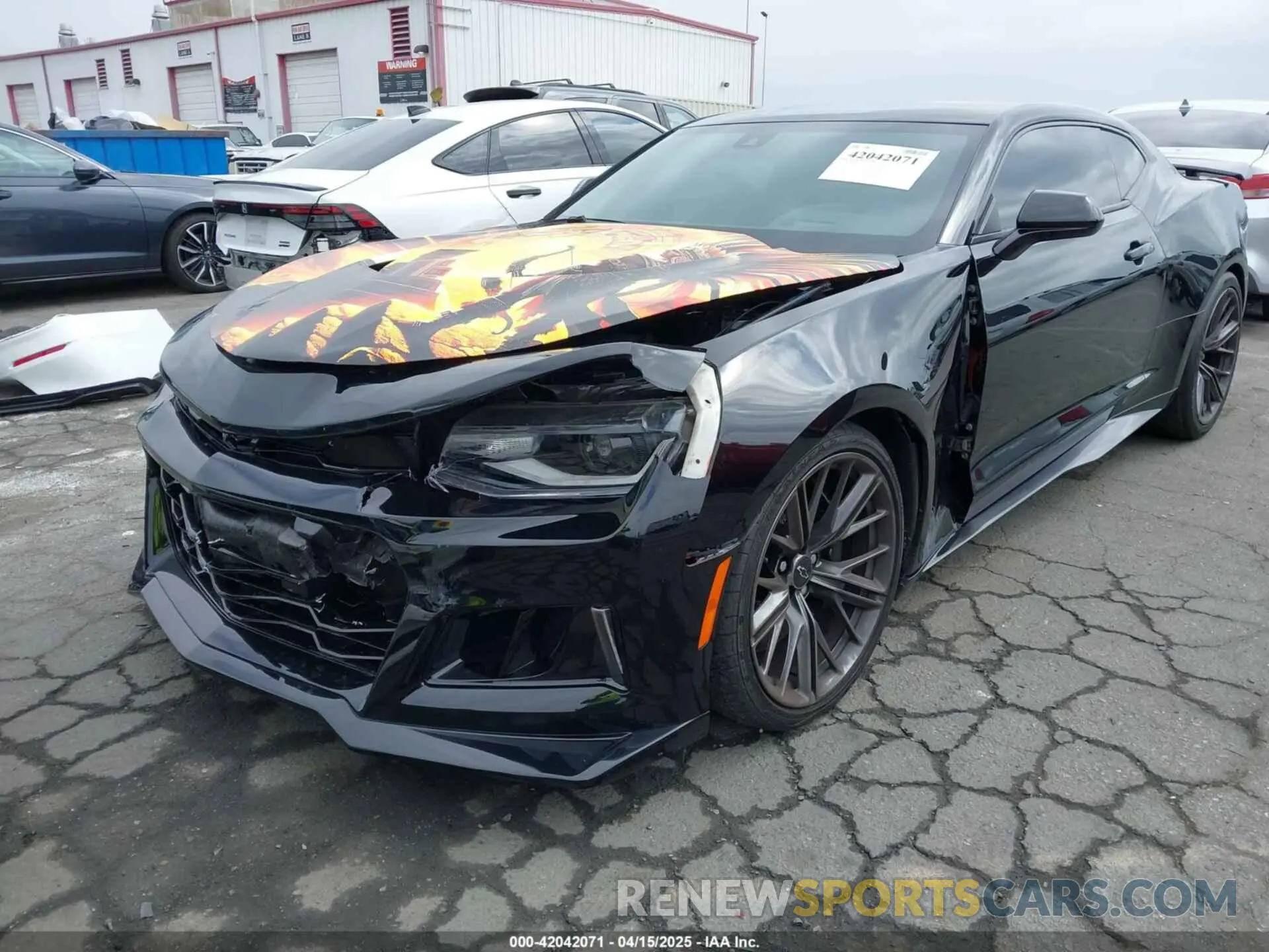 6 Photograph of a damaged car 1G1FJ1R6XP0155100 CHEVROLET CAMARO 2023
