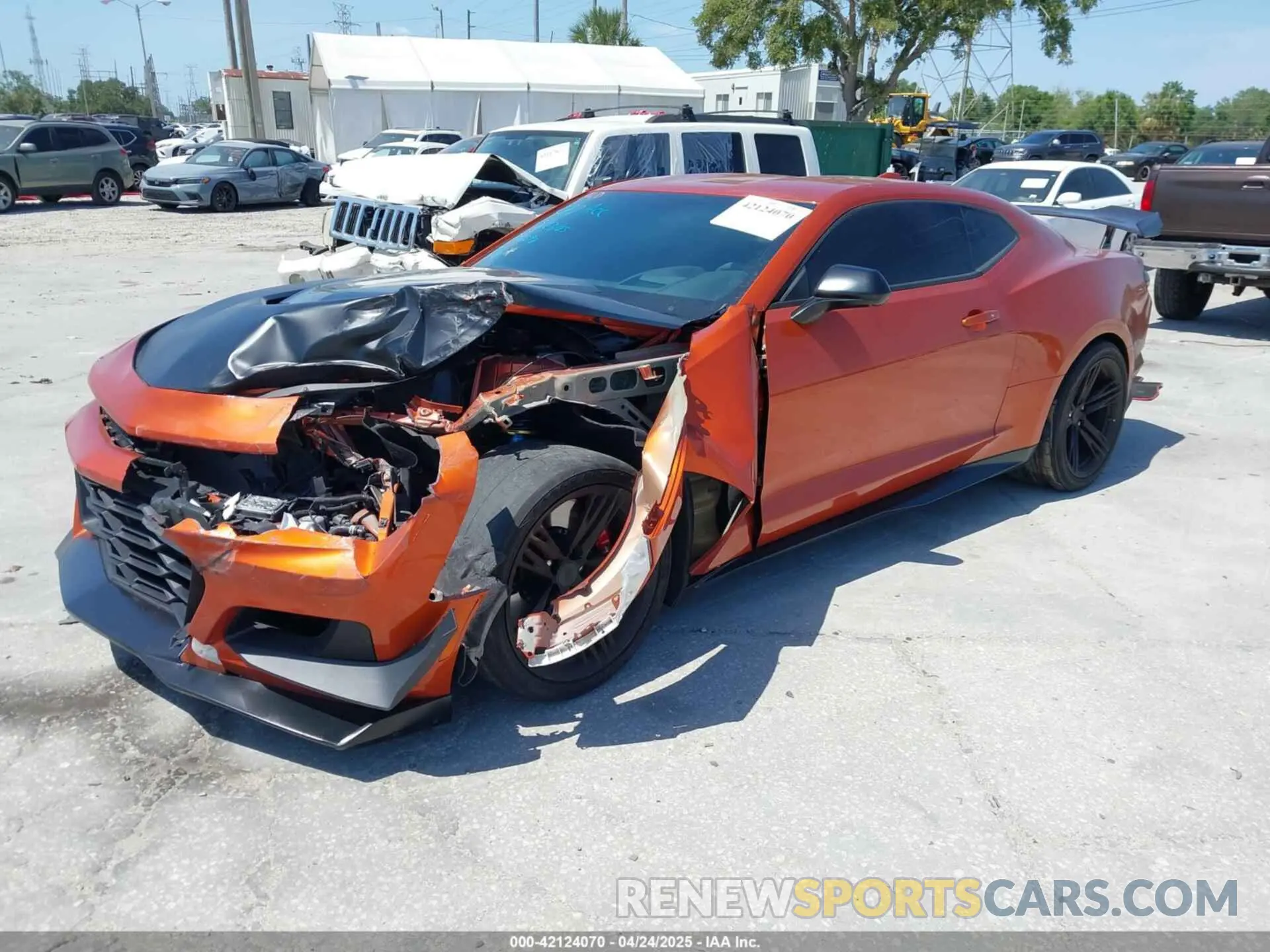 2 Photograph of a damaged car 1G1FK1R69P0104359 CHEVROLET CAMARO 2023