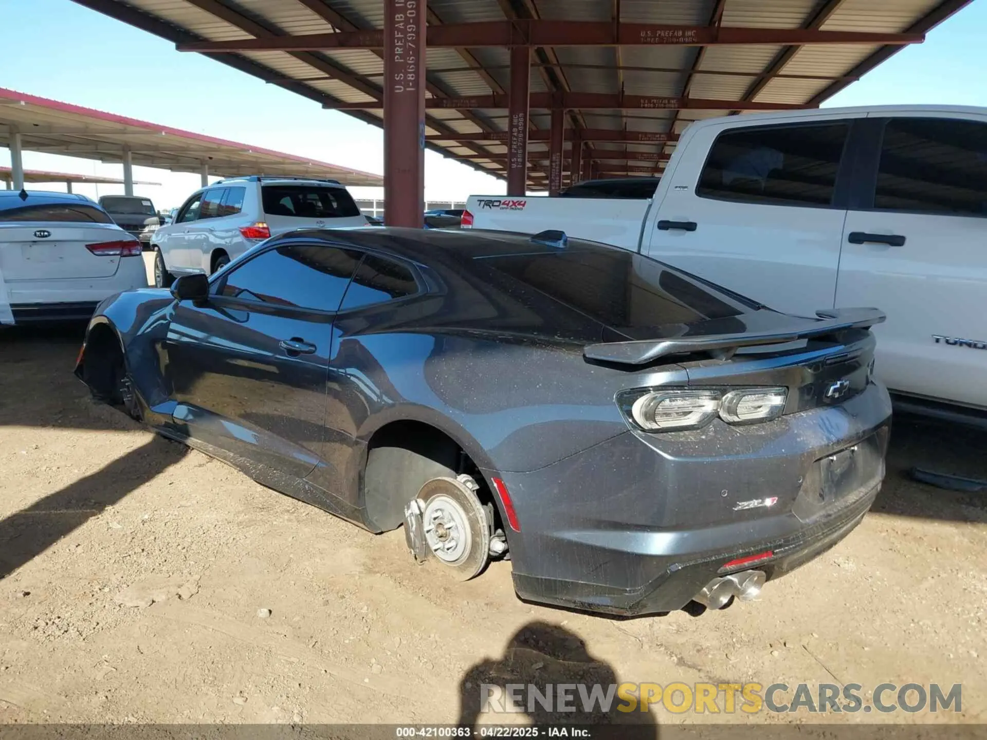 3 Photograph of a damaged car 1G1FK1R6XP0105522 CHEVROLET CAMARO 2023