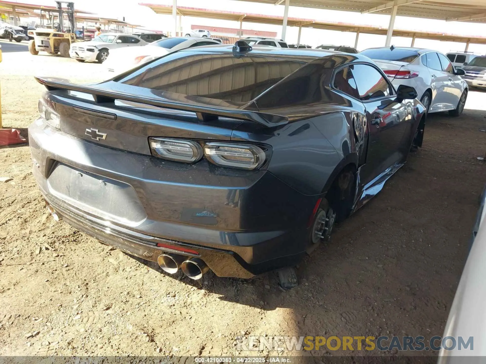 4 Photograph of a damaged car 1G1FK1R6XP0105522 CHEVROLET CAMARO 2023