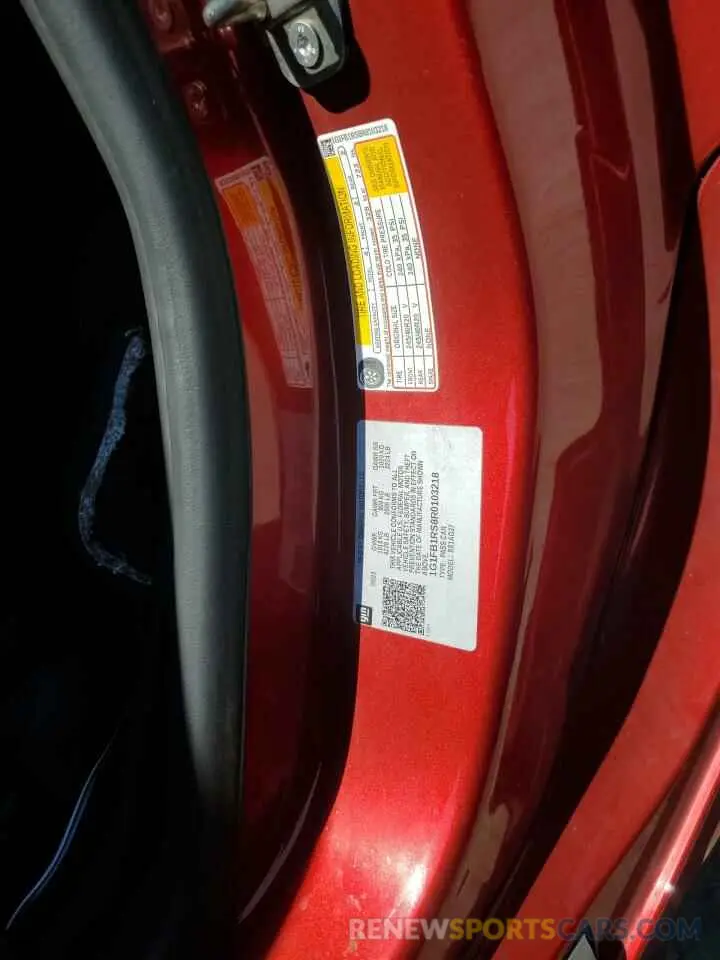 13 Photograph of a damaged car 1G1FB1RS8R0103218 CHEVROLET CAMARO 2024