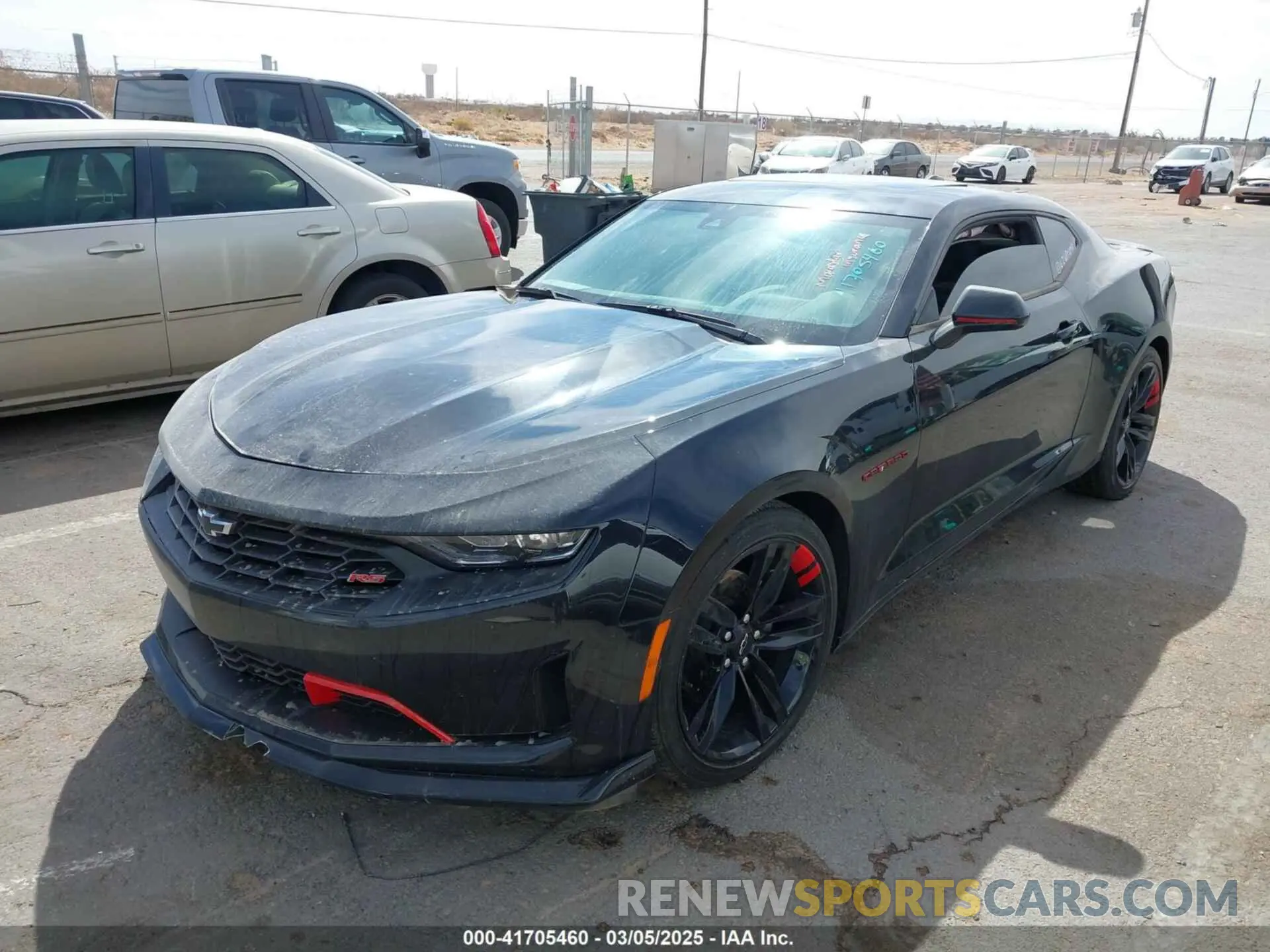 2 Photograph of a damaged car 1G1FD1RS9R0117025 CHEVROLET CAMARO 2024