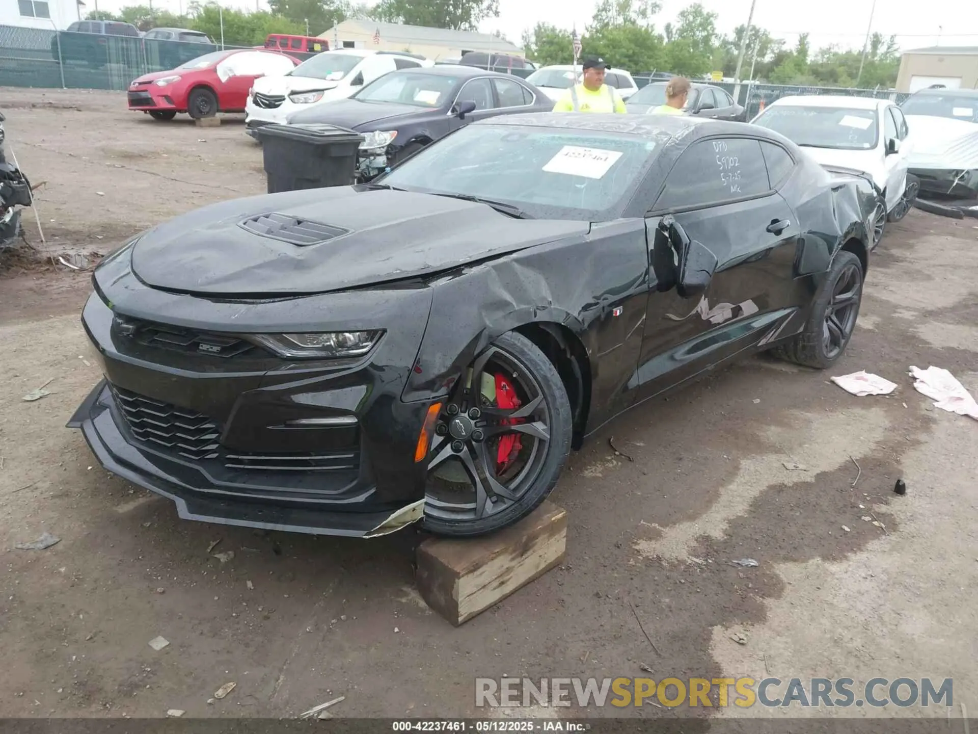 2 Photograph of a damaged car 1G1FH1R73R0108742 CHEVROLET CAMARO 2024