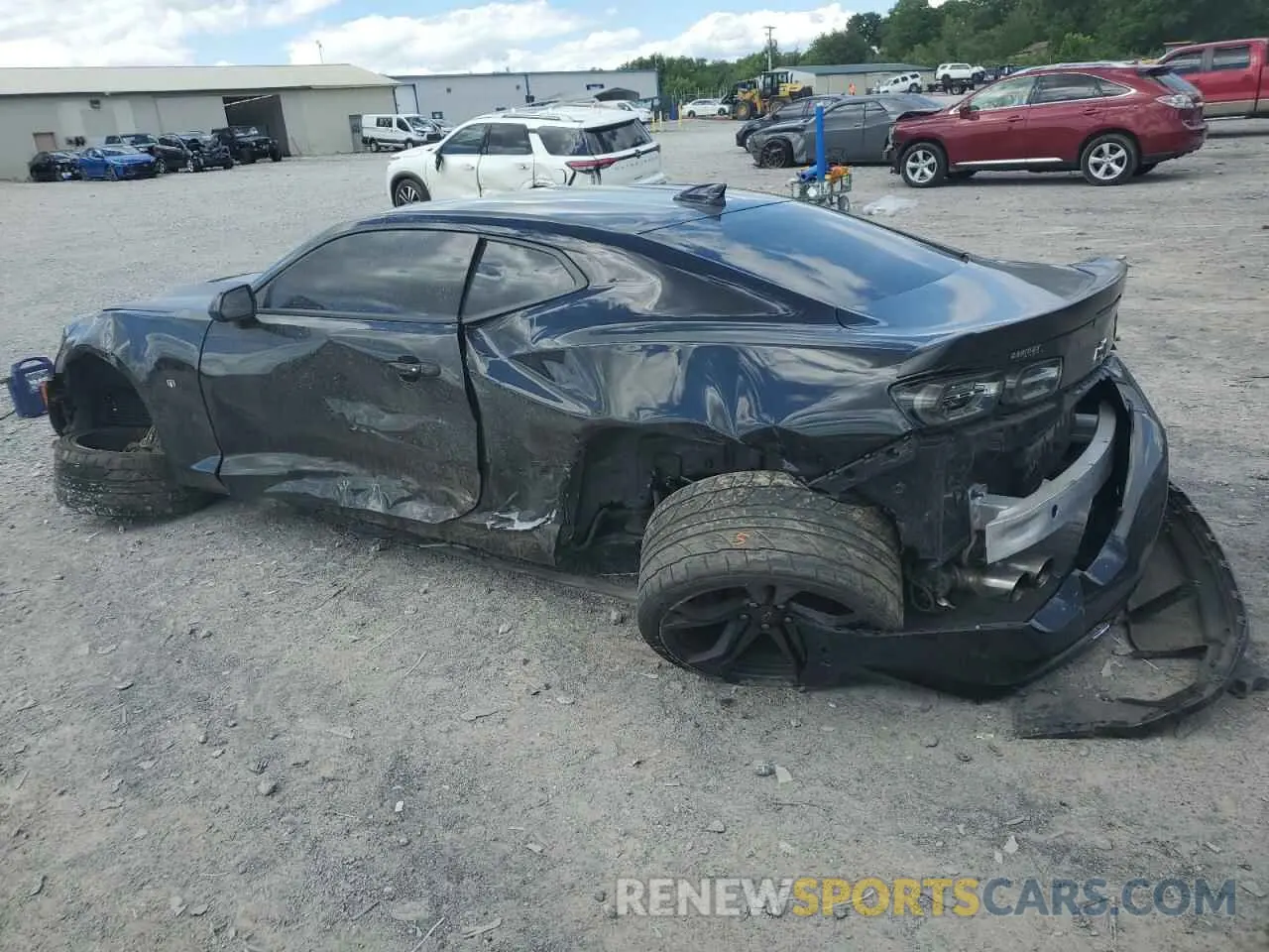 2 Photograph of a damaged car 1G1FE1R73N0107867 CHEVROLET CAMARO LT1 2022