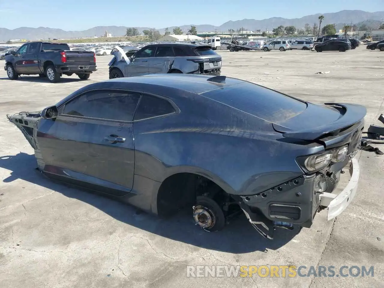 2 Photograph of a damaged car 1G1FF1R70N0126745 CHEVROLET CAMARO LT1 2022