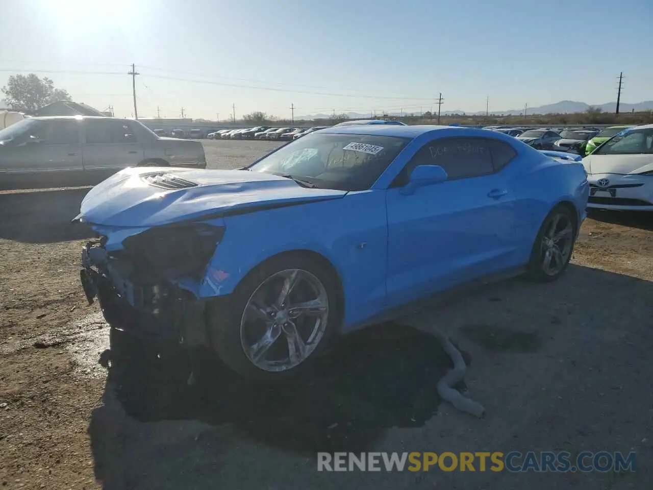 1 Photograph of a damaged car 1G1FF1R71N0103720 CHEVROLET CAMARO LT1 2022