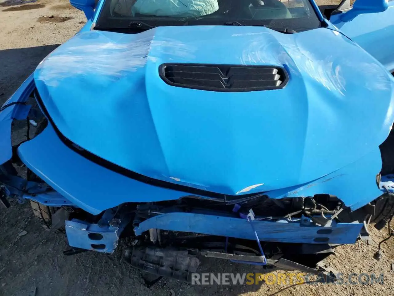 12 Photograph of a damaged car 1G1FF1R71N0103720 CHEVROLET CAMARO LT1 2022