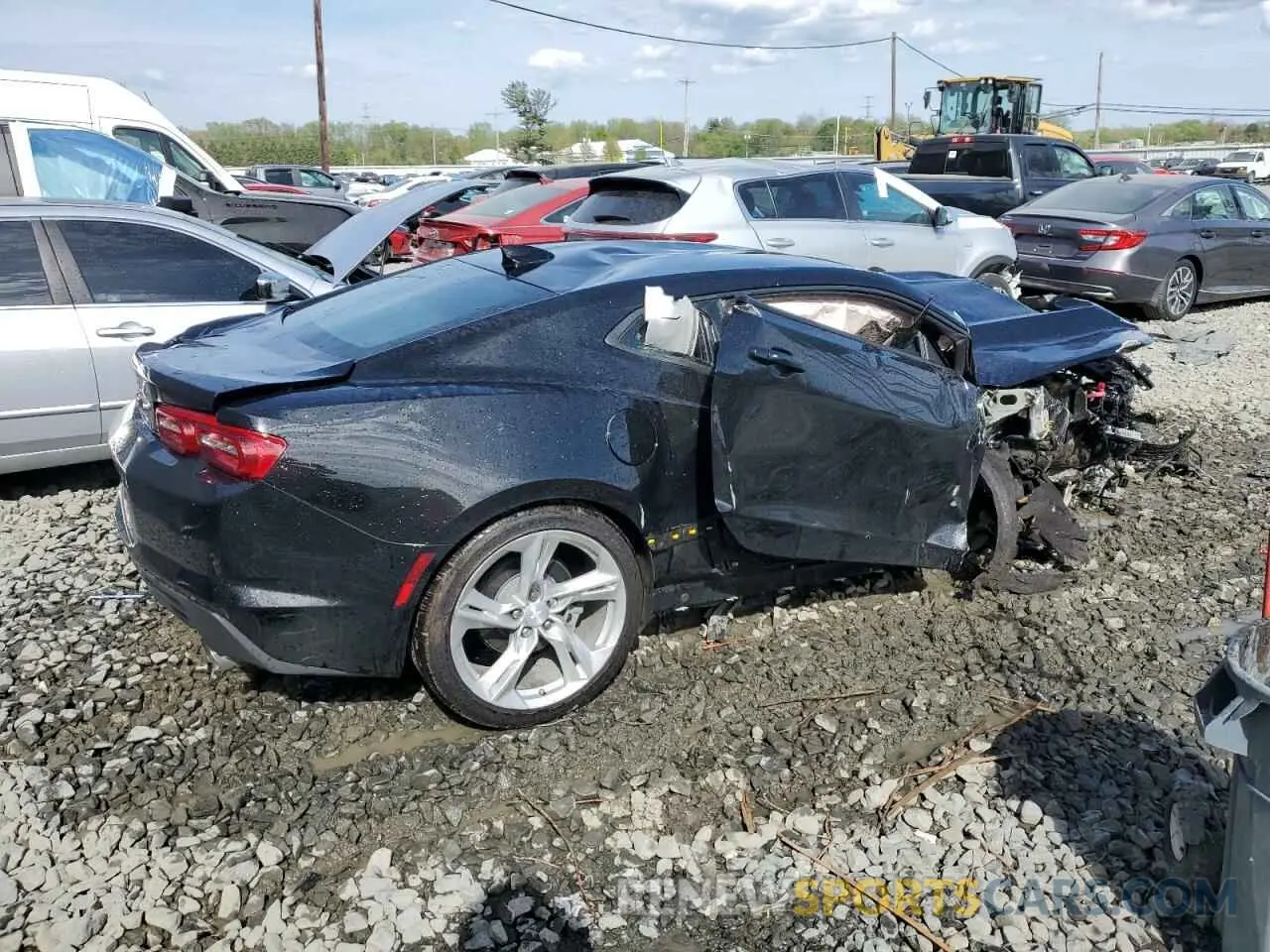 3 Photograph of a damaged car 1G1FF1R73N0104125 CHEVROLET CAMARO LT1 2022