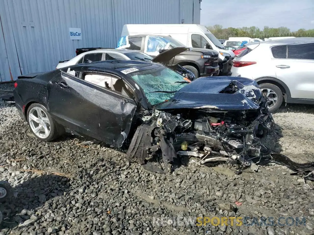 4 Photograph of a damaged car 1G1FF1R73N0104125 CHEVROLET CAMARO LT1 2022