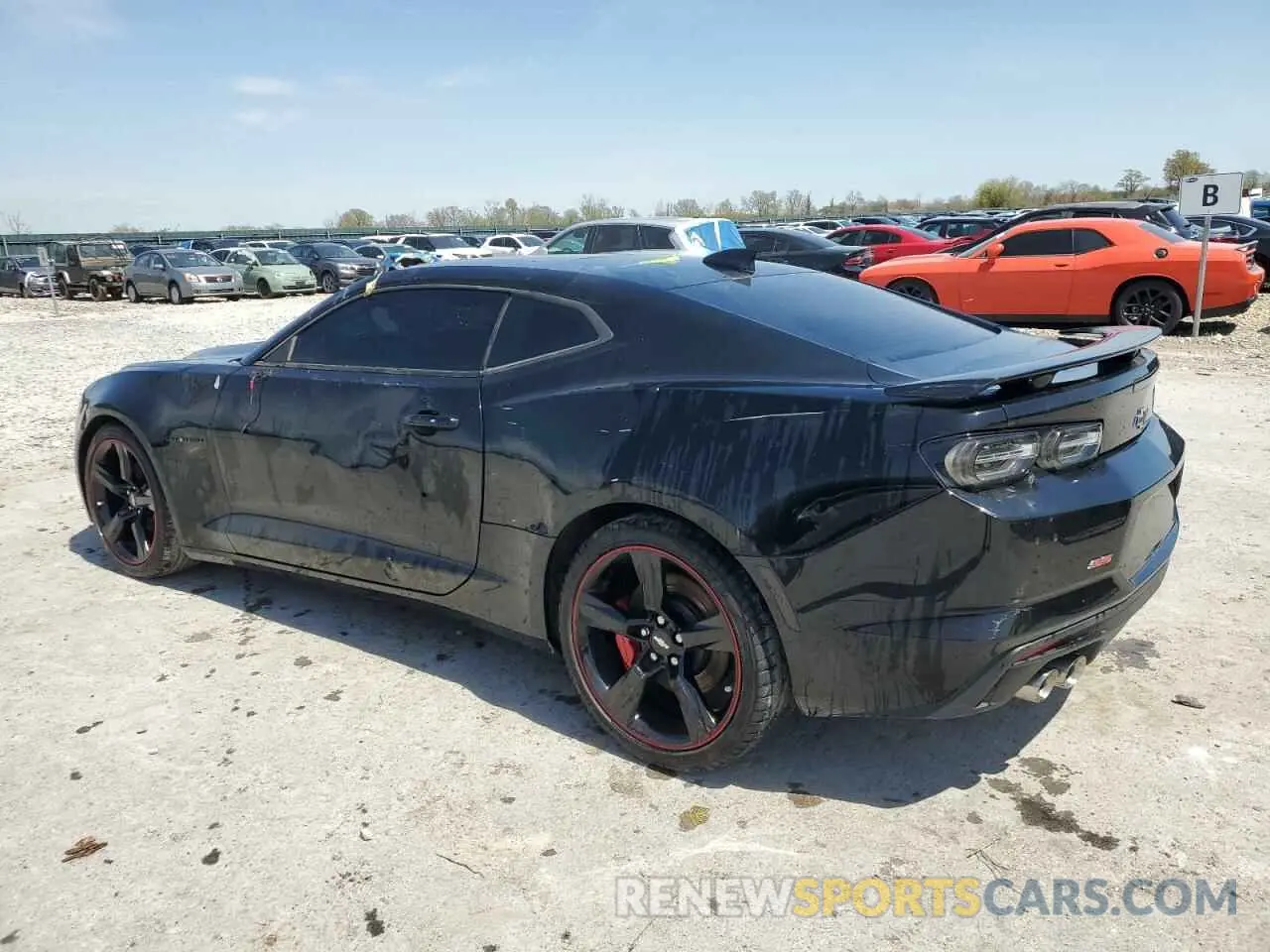 2 Photograph of a damaged car 1G1FF1R75N0127969 CHEVROLET CAMARO LT1 2022