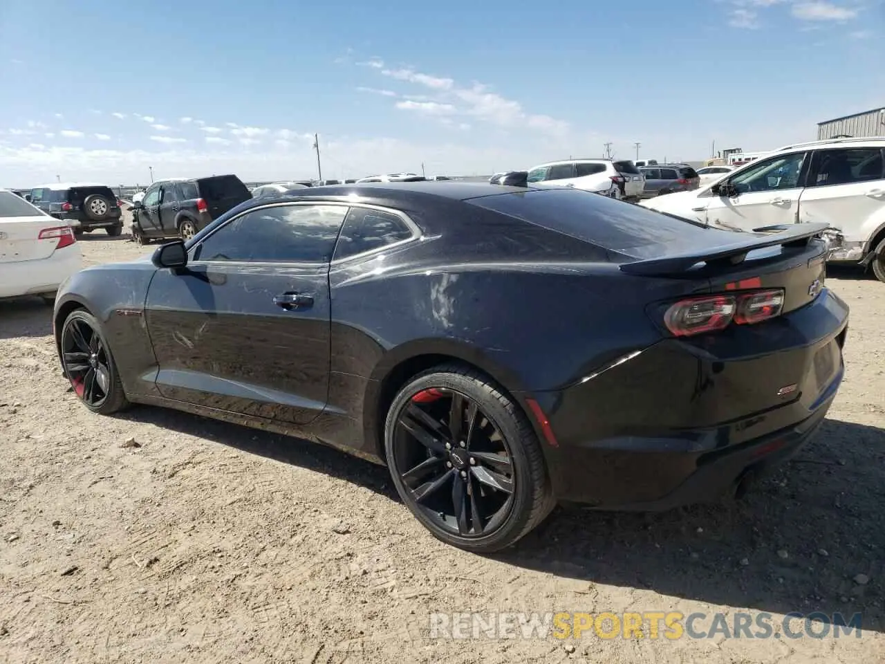 2 Photograph of a damaged car 1G1FF1R78N0133653 CHEVROLET CAMARO LT1 2022