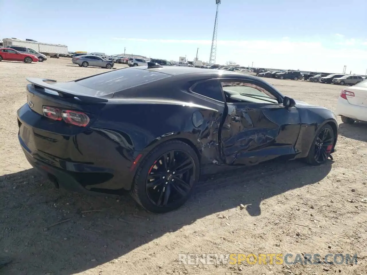 3 Photograph of a damaged car 1G1FF1R78N0133653 CHEVROLET CAMARO LT1 2022