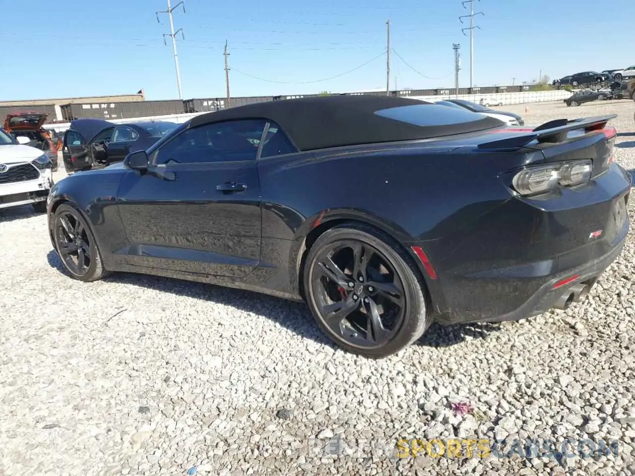 2 Photograph of a damaged car 1G1FF3D76N0126672 CHEVROLET CAMARO LT1 2022