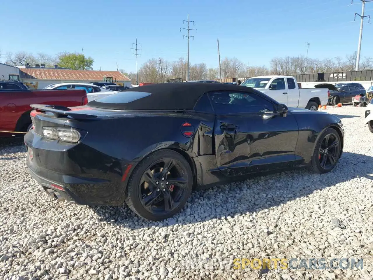 3 Photograph of a damaged car 1G1FF3D76N0126672 CHEVROLET CAMARO LT1 2022
