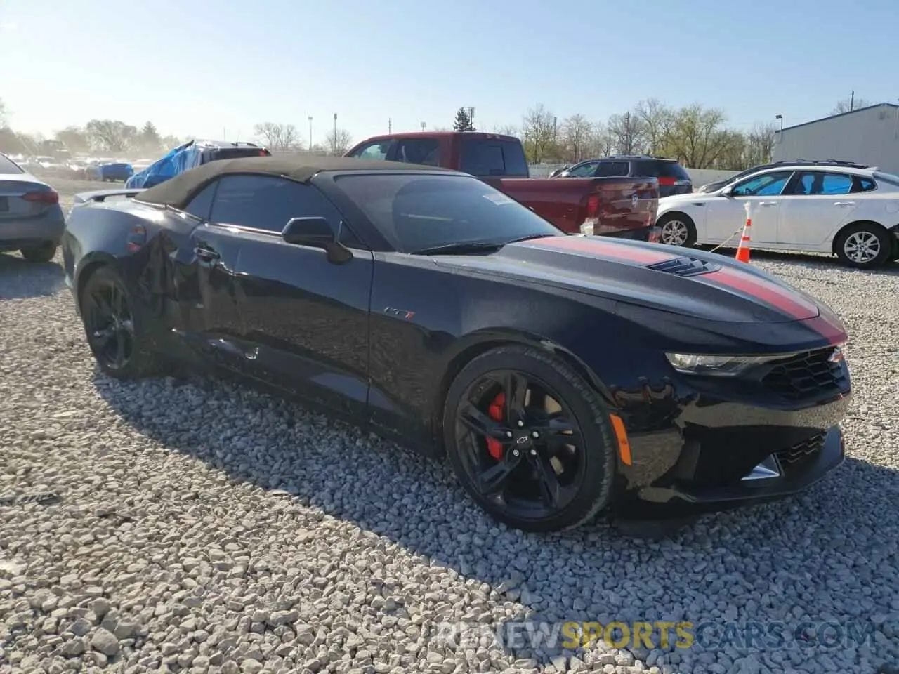4 Photograph of a damaged car 1G1FF3D76N0126672 CHEVROLET CAMARO LT1 2022