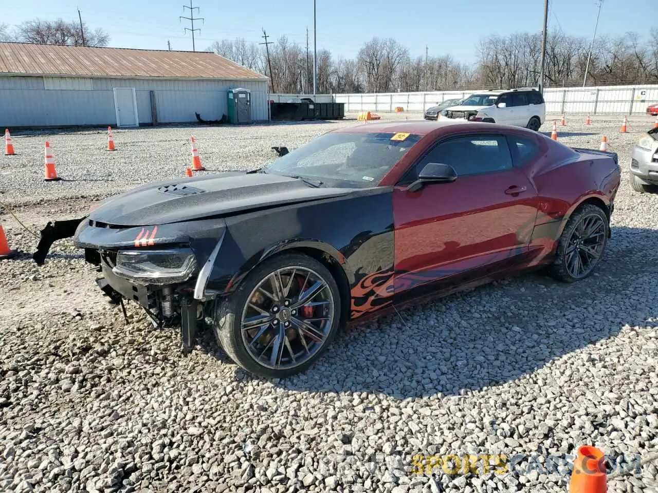 1 Photograph of a damaged car 1G1FF1R70P0125842 CHEVROLET CAMARO LT1 2023