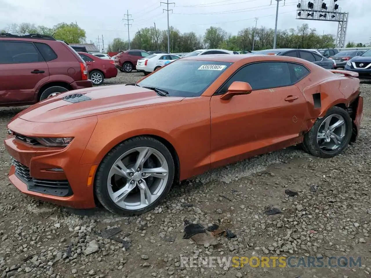 1 Photograph of a damaged car 1G1FF1R78P0110778 CHEVROLET CAMARO LT1 2023