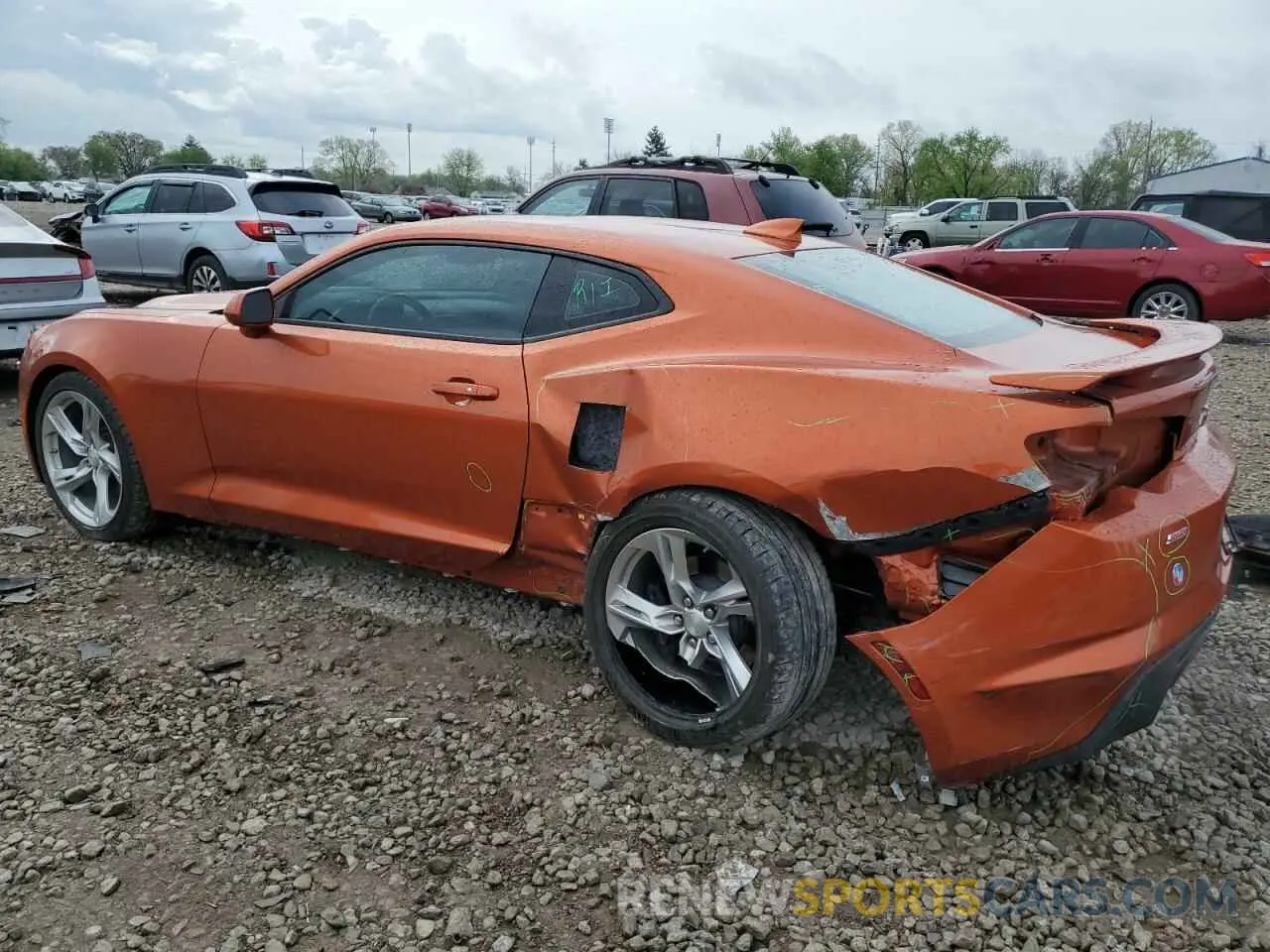 2 Photograph of a damaged car 1G1FF1R78P0110778 CHEVROLET CAMARO LT1 2023