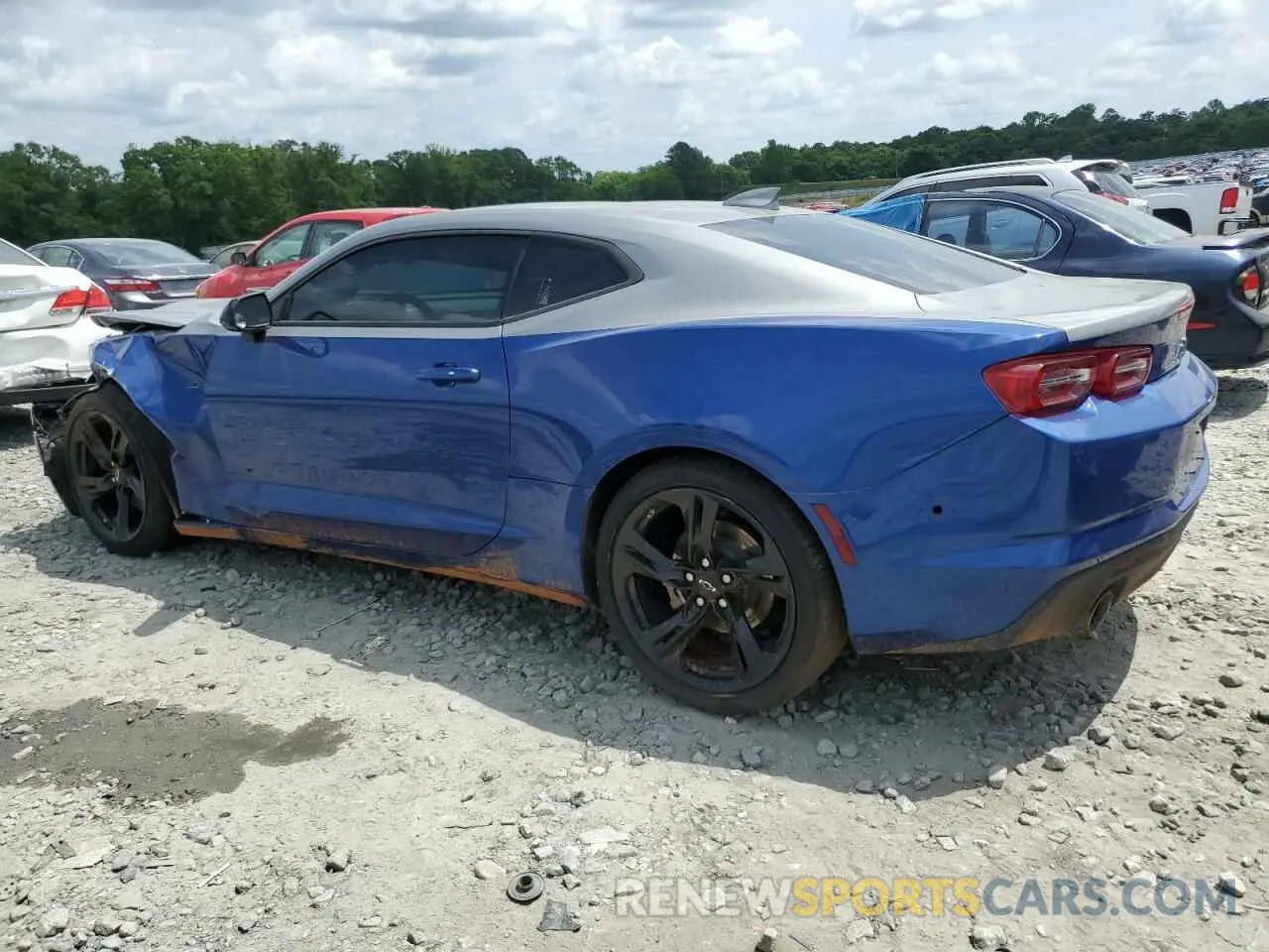2 Photograph of a damaged car 1G1FF1R78P0113017 CHEVROLET CAMARO LT1 2023
