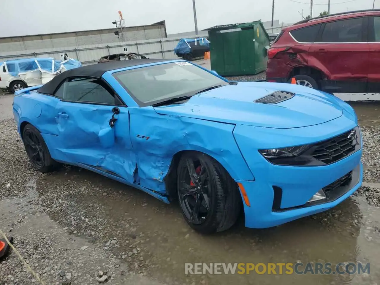 4 Photograph of a damaged car 1G1FF3D72P0100699 CHEVROLET CAMARO LT1 2023