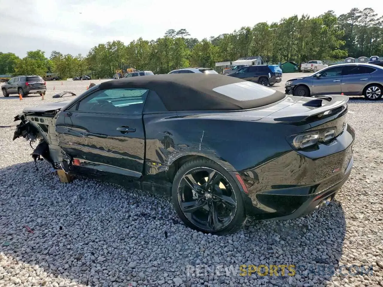 2 Photograph of a damaged car 1G1FF3D76P0119918 CHEVROLET CAMARO LT1 2023