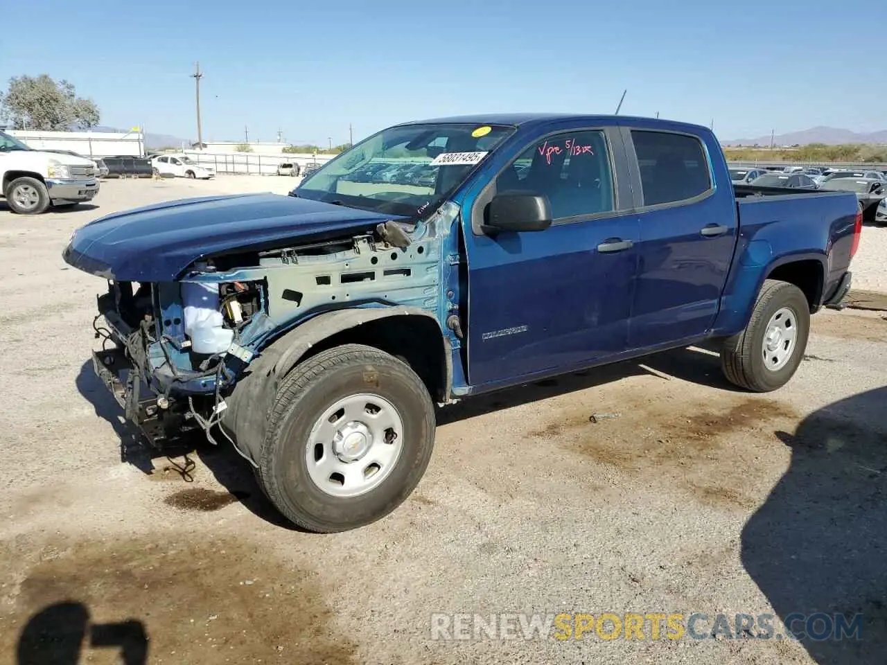 1 Photograph of a damaged car 1GCGSBEA4K1350458 CHEVROLET COLORADO 2019