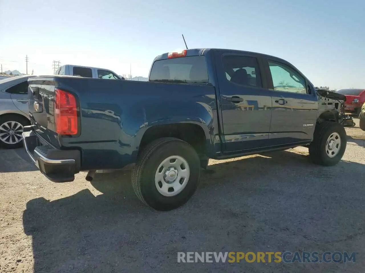 3 Photograph of a damaged car 1GCGSBEA4K1350458 CHEVROLET COLORADO 2019