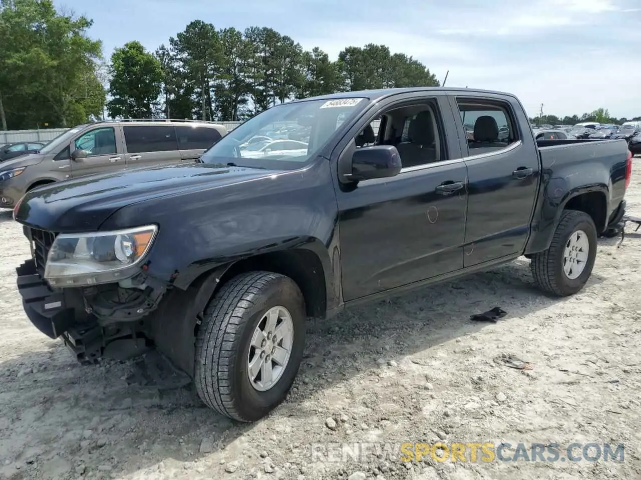 1 Photograph of a damaged car 1GCGSBEAXK1108984 CHEVROLET COLORADO 2019
