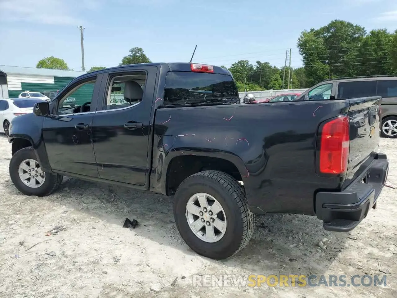 2 Photograph of a damaged car 1GCGSBEAXK1108984 CHEVROLET COLORADO 2019
