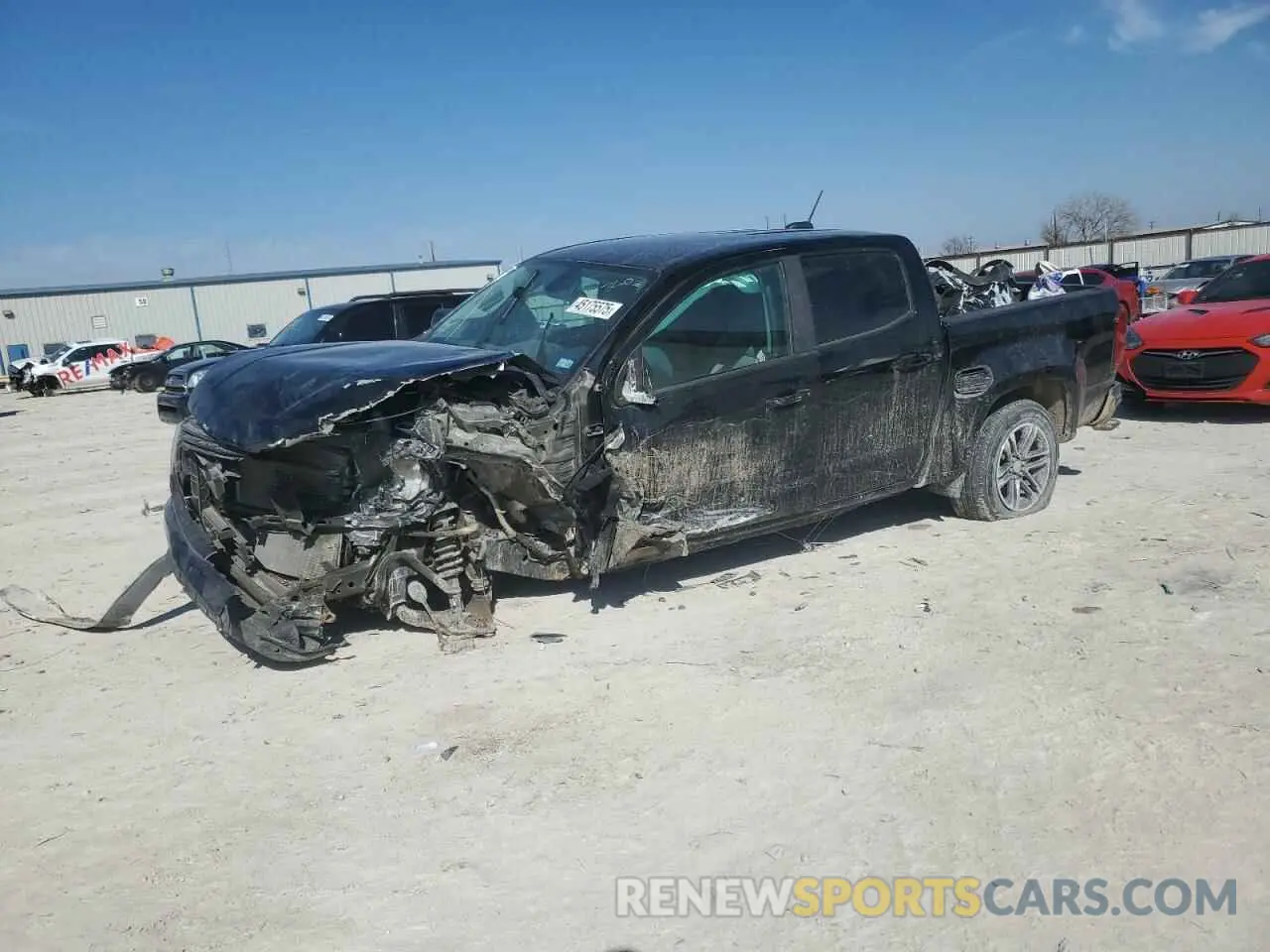1 Photograph of a damaged car 1GCGSBEAXK1182714 CHEVROLET COLORADO 2019