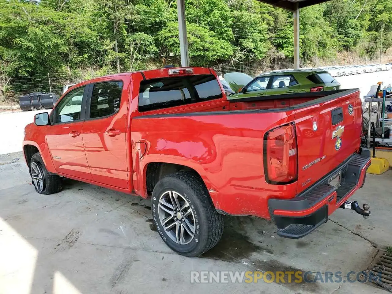 2 Photograph of a damaged car 1GCGSBEN1K1352591 CHEVROLET COLORADO 2019