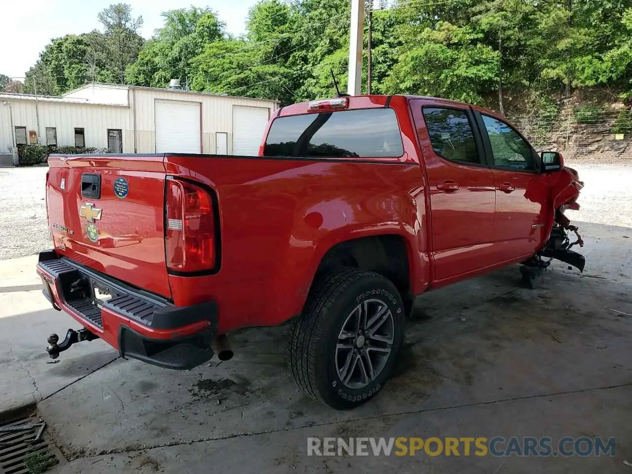 3 Photograph of a damaged car 1GCGSBEN1K1352591 CHEVROLET COLORADO 2019
