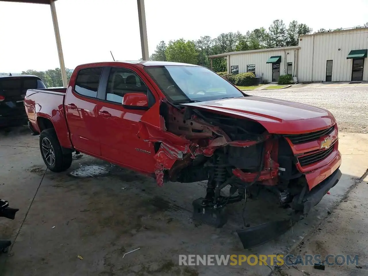 4 Photograph of a damaged car 1GCGSBEN1K1352591 CHEVROLET COLORADO 2019